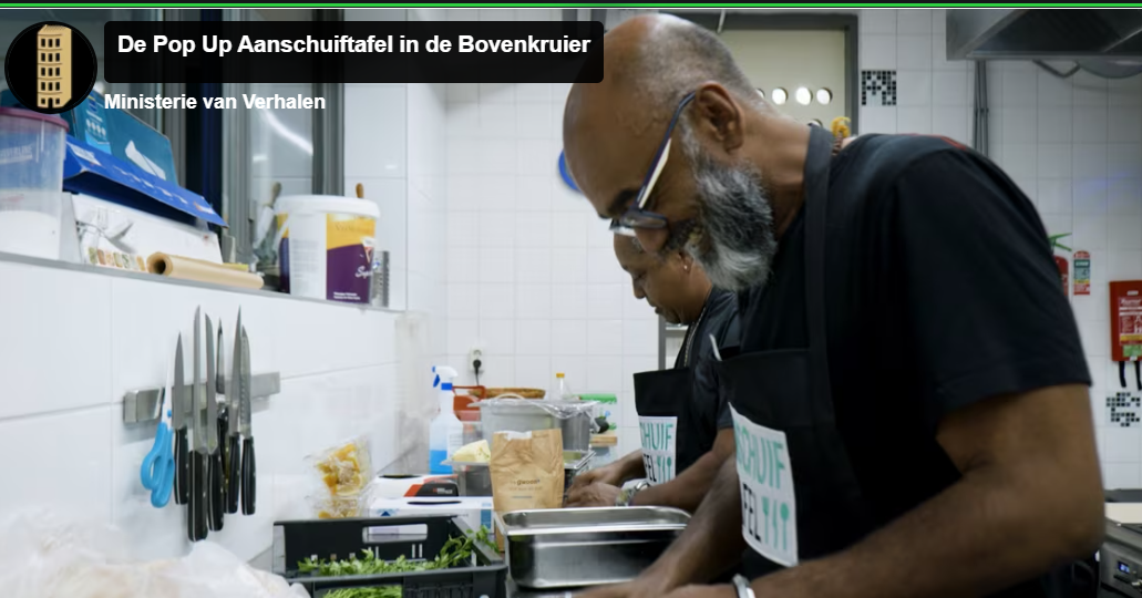 De Pop Up aanschuiftafel in Zaanstad