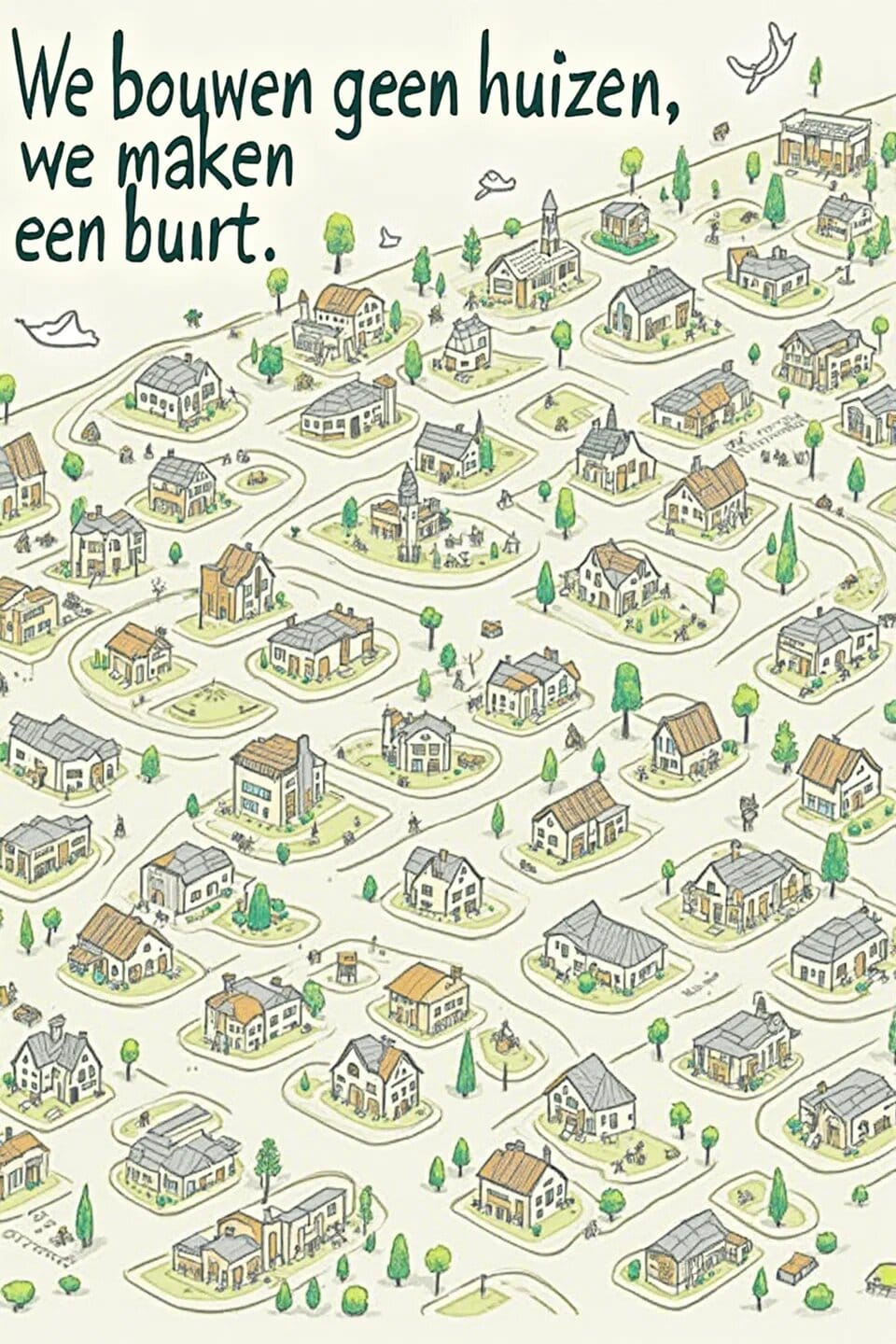 We bouwen geen buizen, we bouwen een buurt!